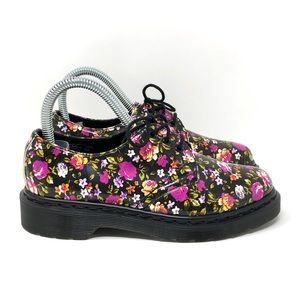 Dr. Martens 1461 RARE Floral Patent Womens 5